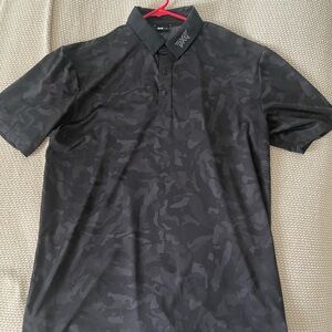 PXG Men’s Black Camouflage Polo Shirt